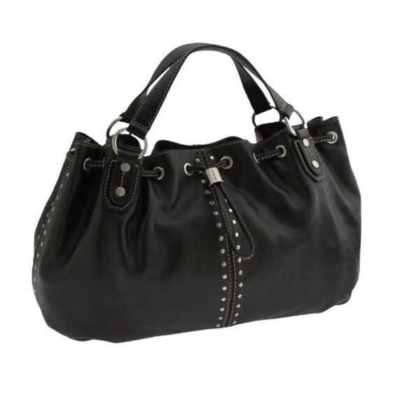 MICHAEL KORS Astor Black Leather Hobo Bag - Picture 1 of 11